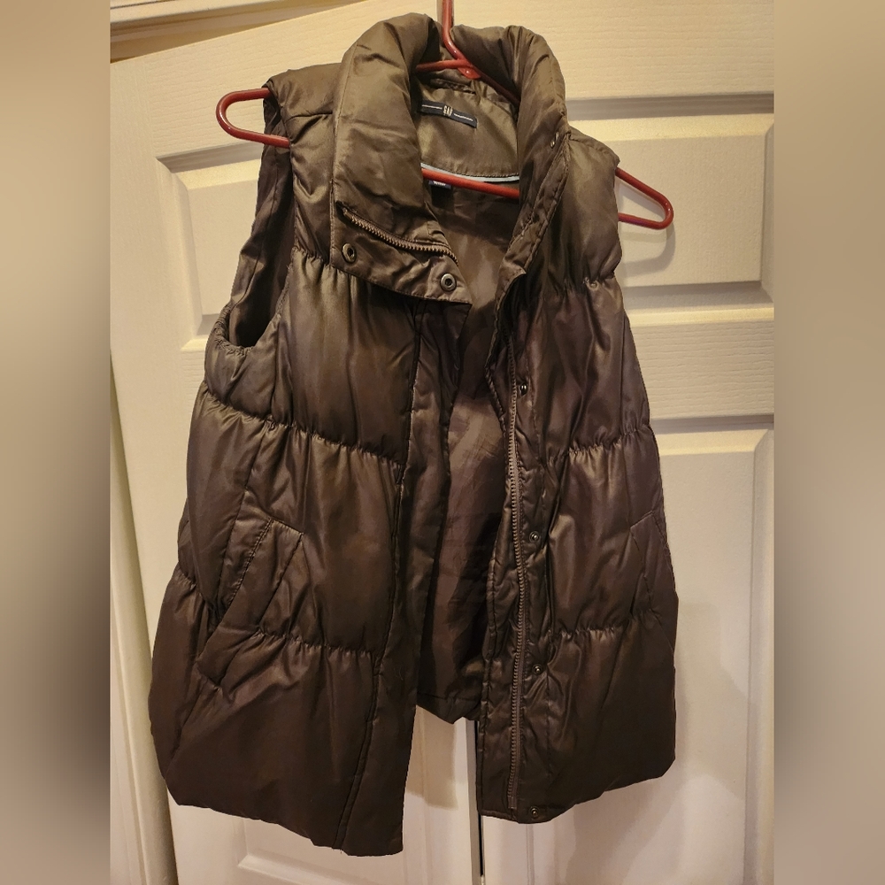 Gap Puffer Vest Noir Brown